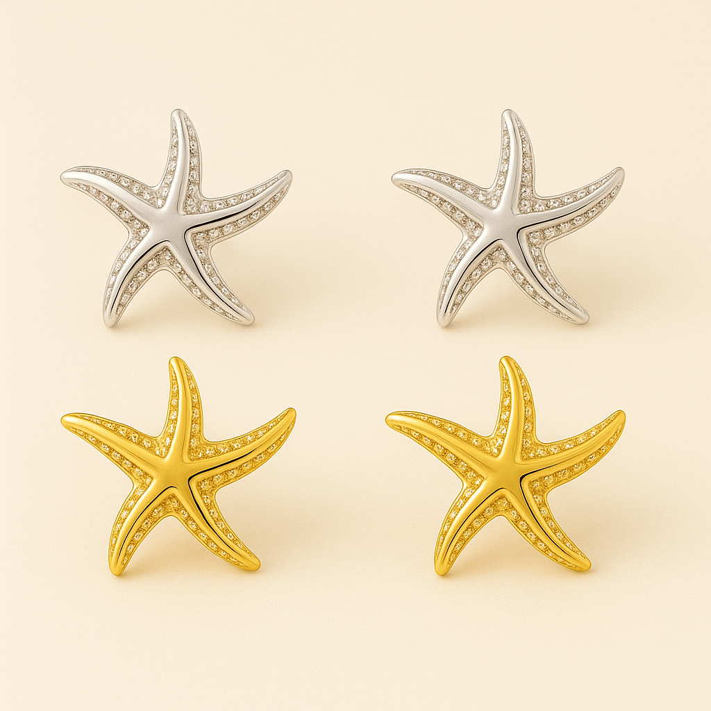 Mini Starfish Earrings