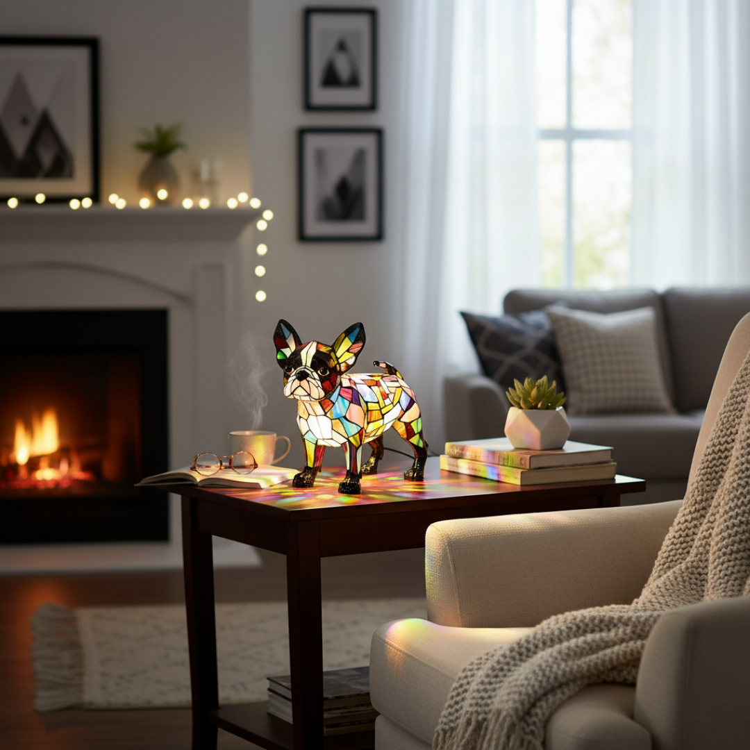 Sophistication Of Boston Terrier Gentle Light For Your Home